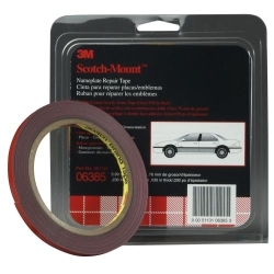 NAMEPLATE REPAIR TAPE GRAY .23"